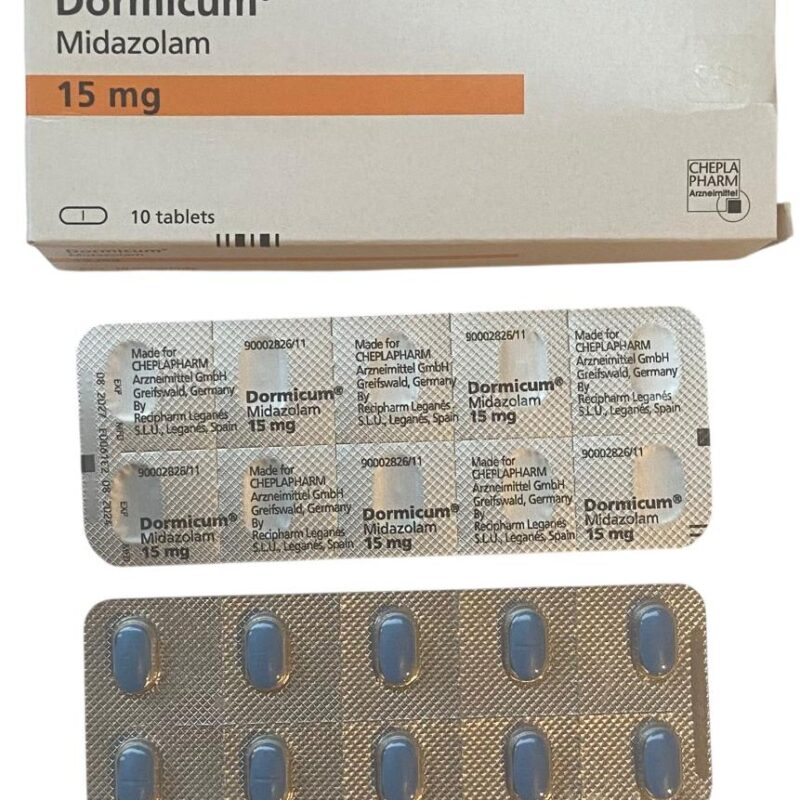 Dormicum Midazolam 15mg Tablets